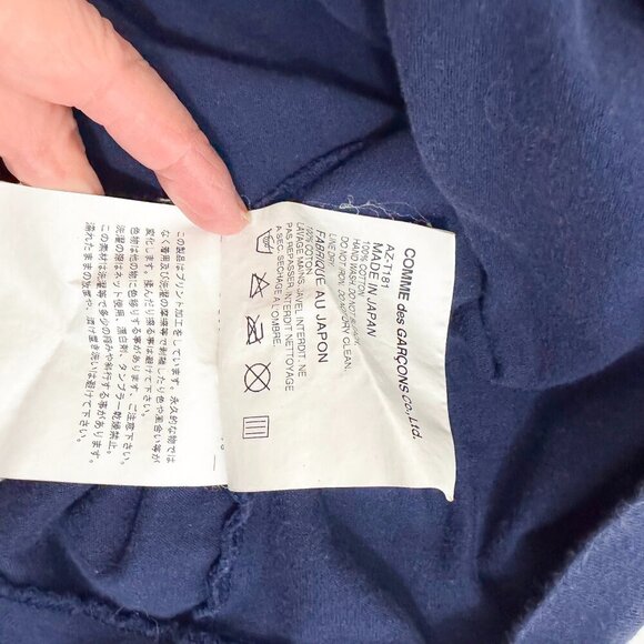 AUTHENTIC JAPANESE  Comme des Garcons PLAY CDG PLAY LOGO GRAPHIC T SHIRT - Picture 3 of 9